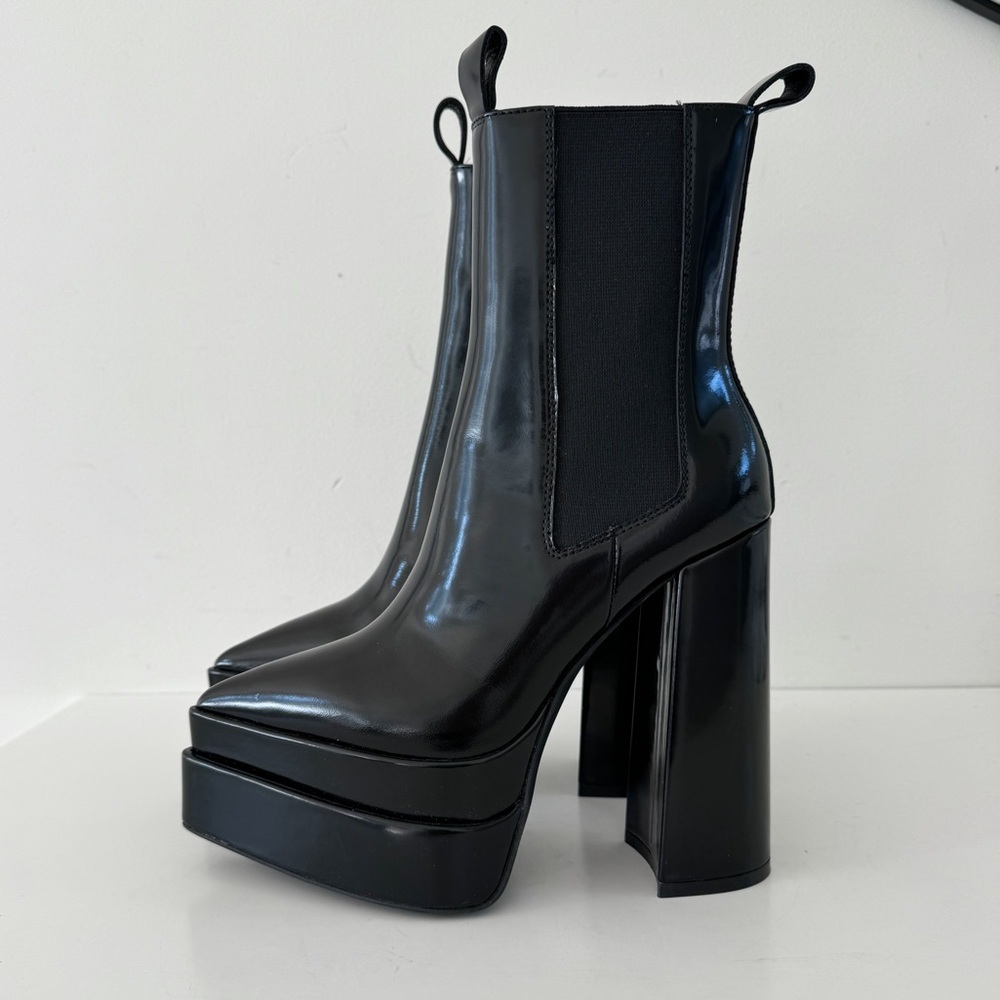 🏷️ SOLD • BROWNS • B2 Bowden Platform Boots in Black • 5 - Picture 6 of 16
